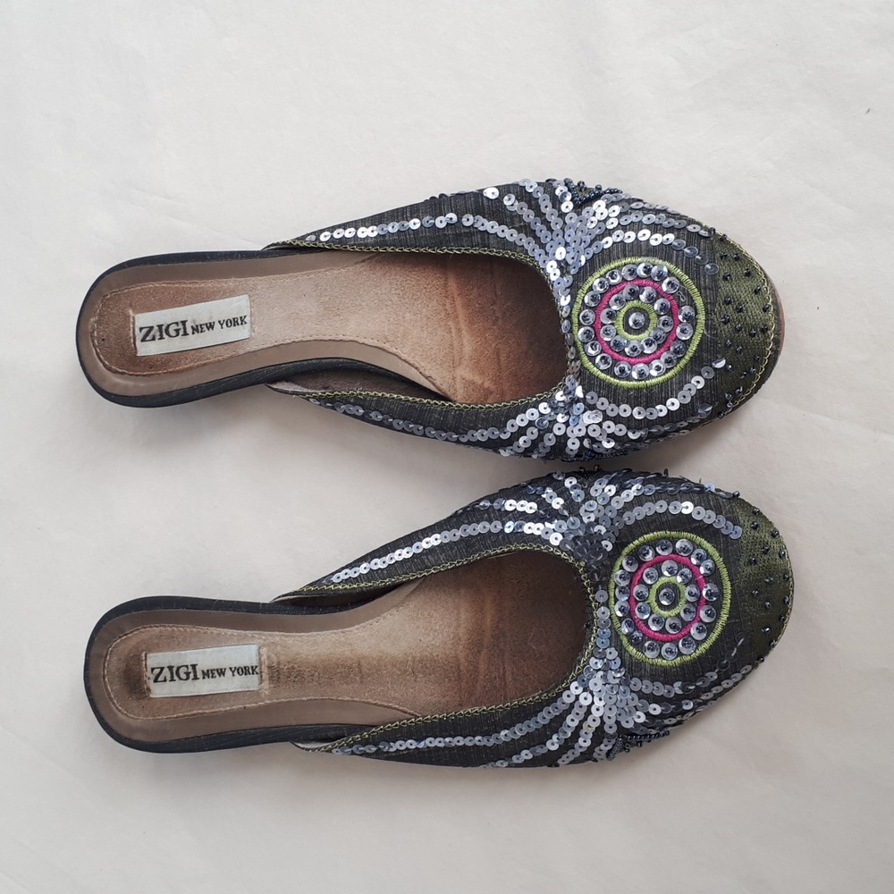 Zigi sequin shoes